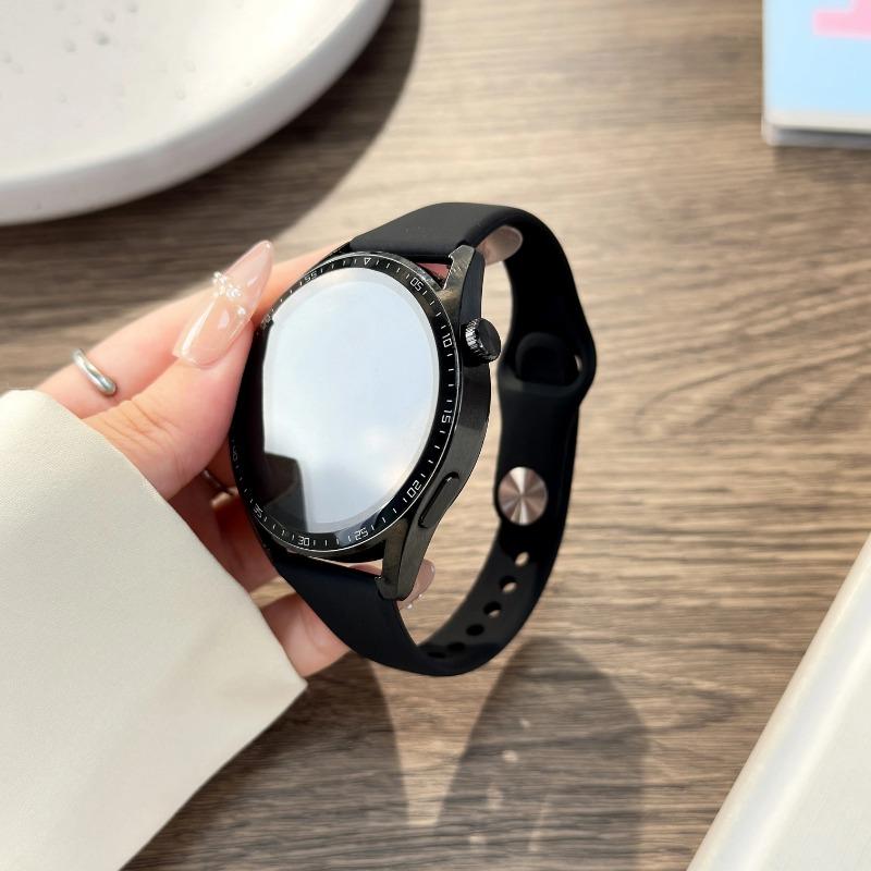 18mm 20mm 22mm Slim strap For Samsung Galaxy watch 7/6/5/pro/4 Silicone bracelet Huawei watch GT 4-2e-3-3 pro 46mm xiaomi watchbands