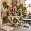 Christmas Pattern Tote Bag Large Capacity Daily Outdoor Casual Handbag For Holiday Shopping Travel Use