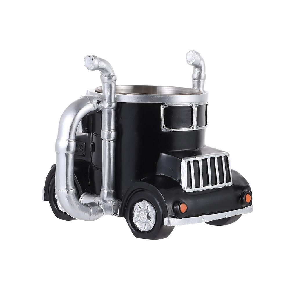 Durable Truck Coffee Mug 11 Ounces Handcrafted Coffee Cup Semi-trailer Shaped Semi Truck Semi-Truck Coffee Mugs Men Coffee Cup