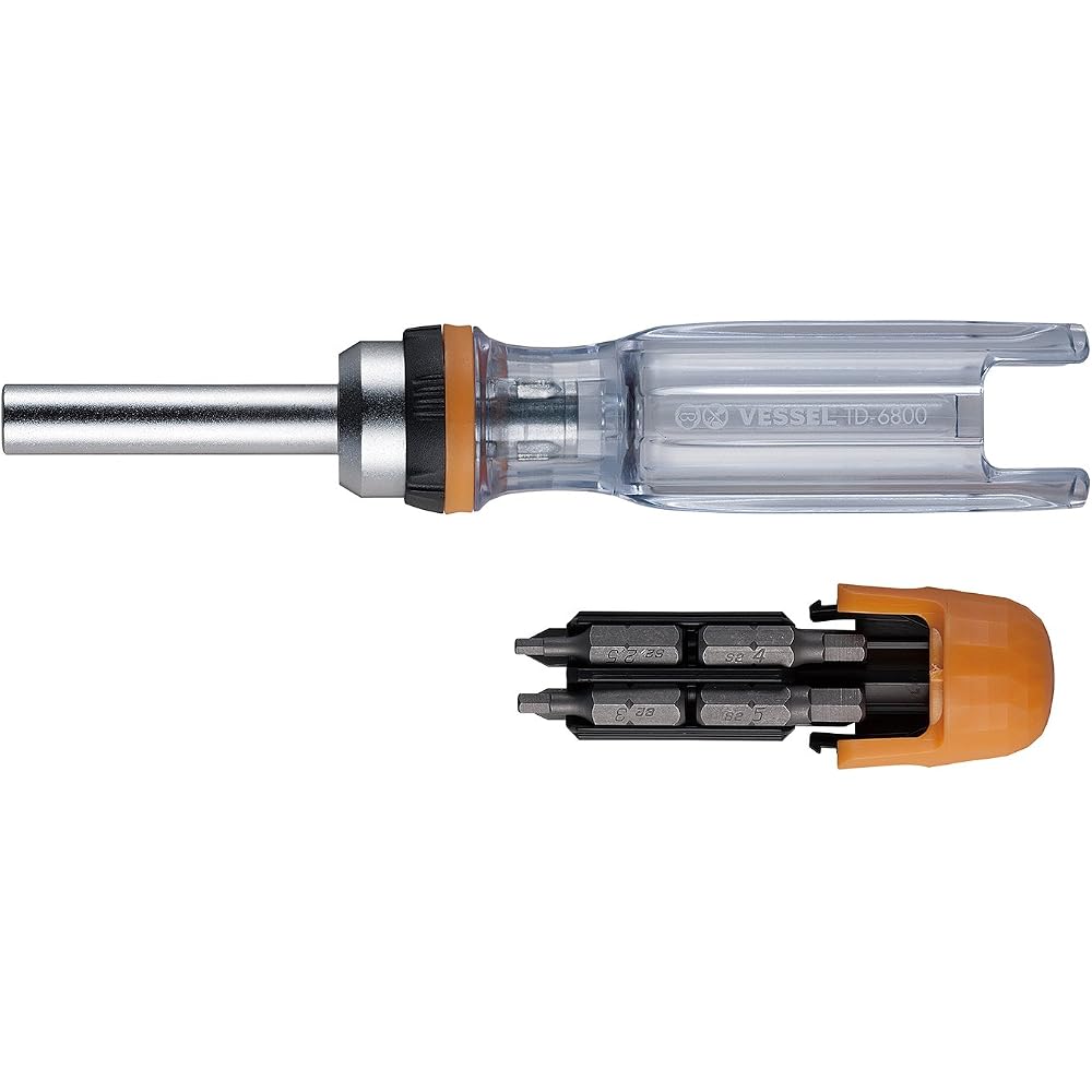 VESSEL (VESSEL) ratchet screwdriver (with 8 bits) TD-6808MG