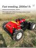 Hybrid Remote-Controlled Self-Propelled Lawn Mower and Grass Shredder