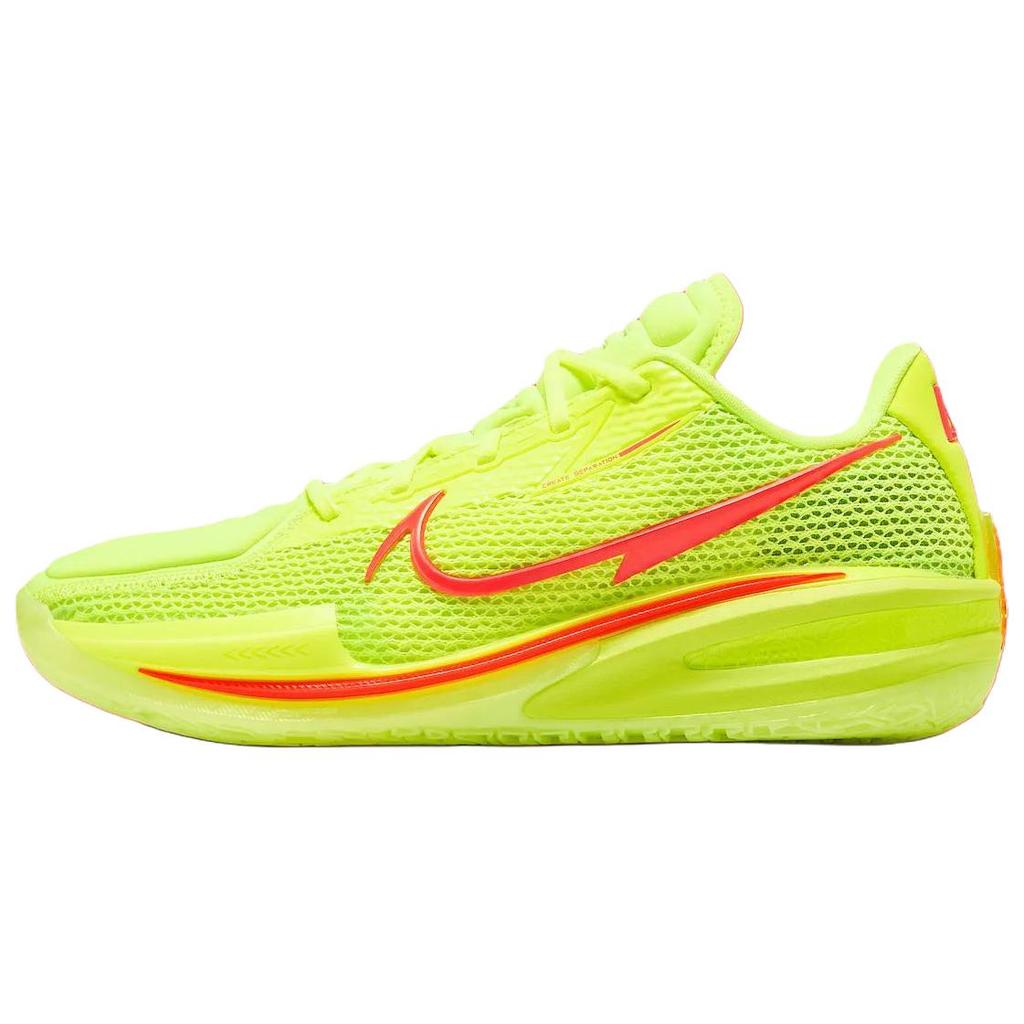 Nike Air Zoom G.T. Cut 1 Abrasion Resistant Breathable Low Top Basketball Shoes Unisex Yellow Sneakers Casual IM2130-700