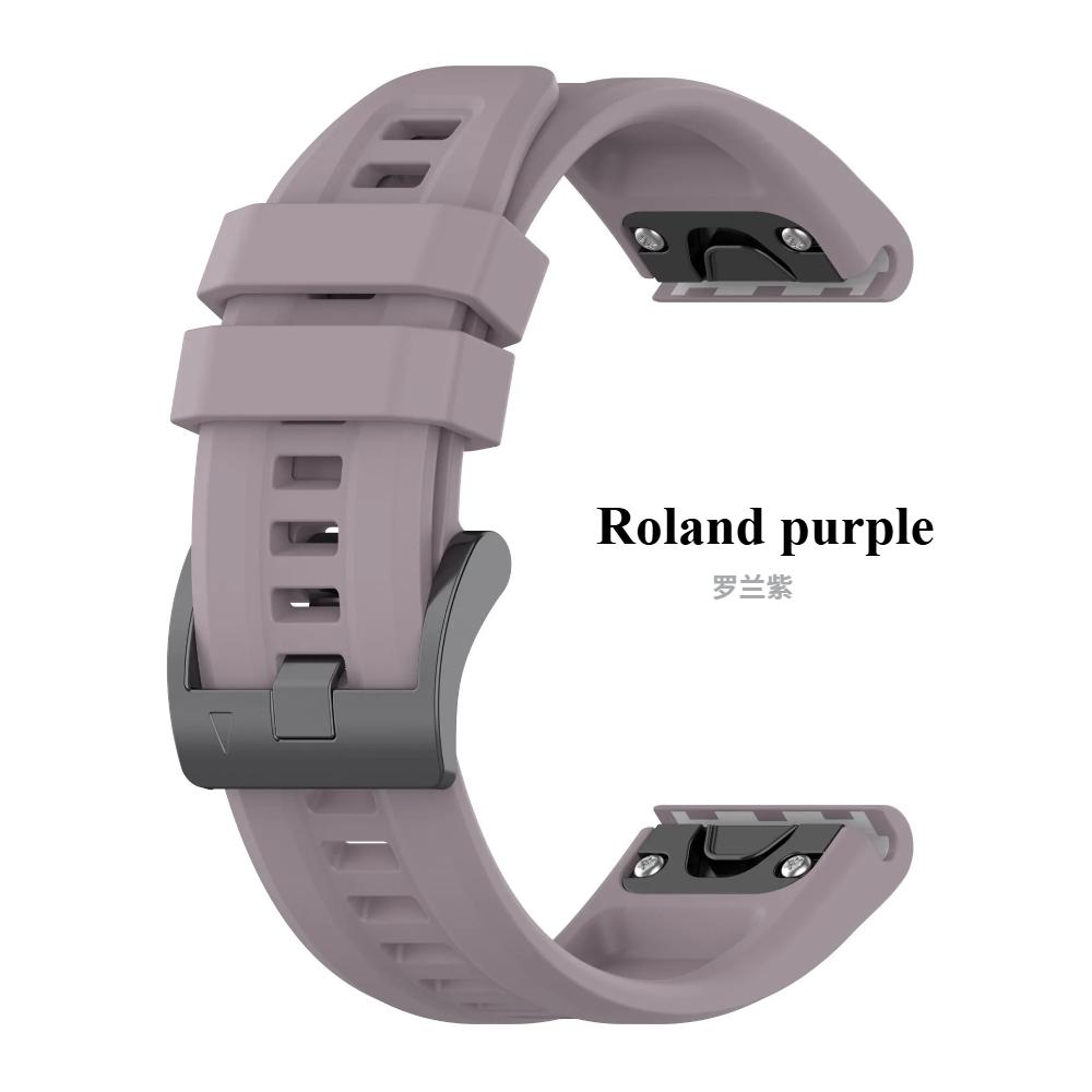 26mm 22mm 20mm QuickFit Silicone Strap For Garmin Fenix 8/Tactix 8/Enduro3/Fenix E 7X Bracelet Wristband Forerunner 965/955 Band