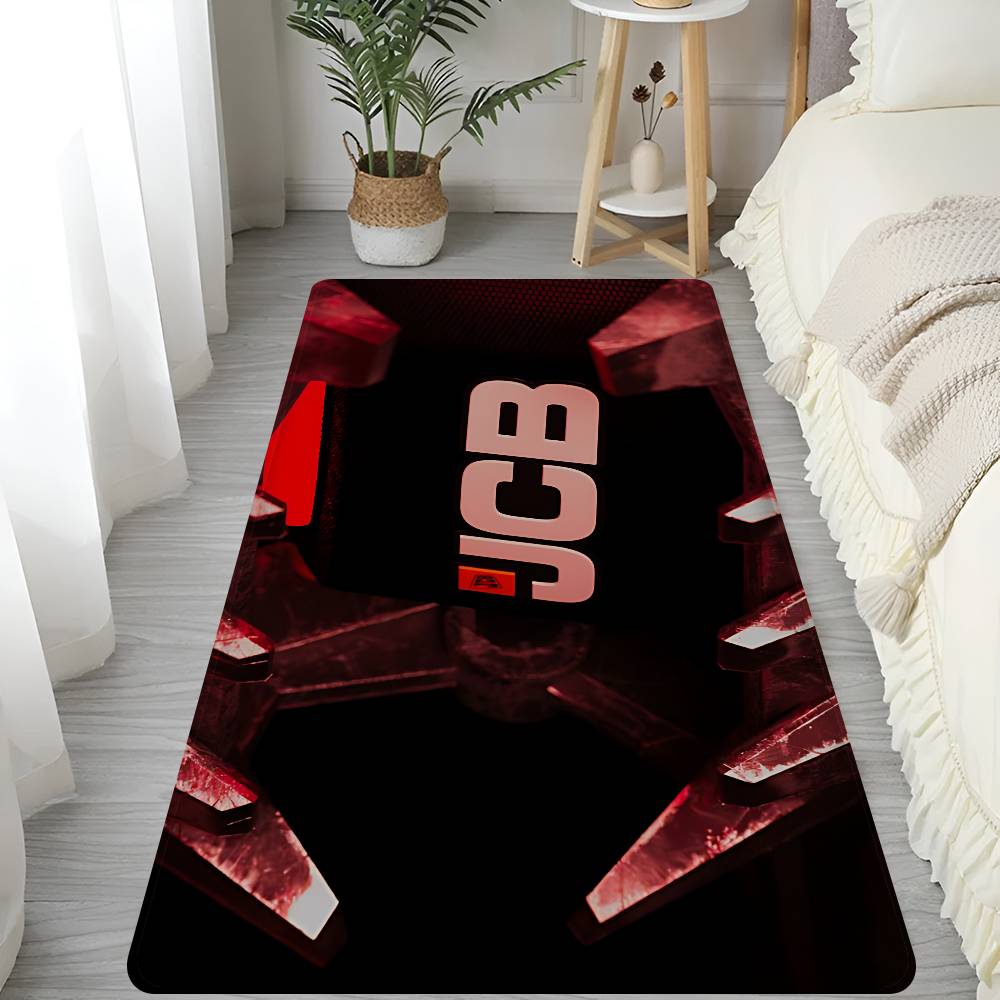 J-JCBS LOGO Hallway Carpet Non-Slip Laundry Room Mat Laundry Decor Balcony Child Living Room Toilet Rug