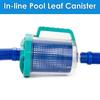 Pool Leaf Canister for Pool Vacuum Transparent Pool Leaf Collector Leaf Trap High-Capacity Leaf Catcher Catch Twigs Debris for Pool Spa