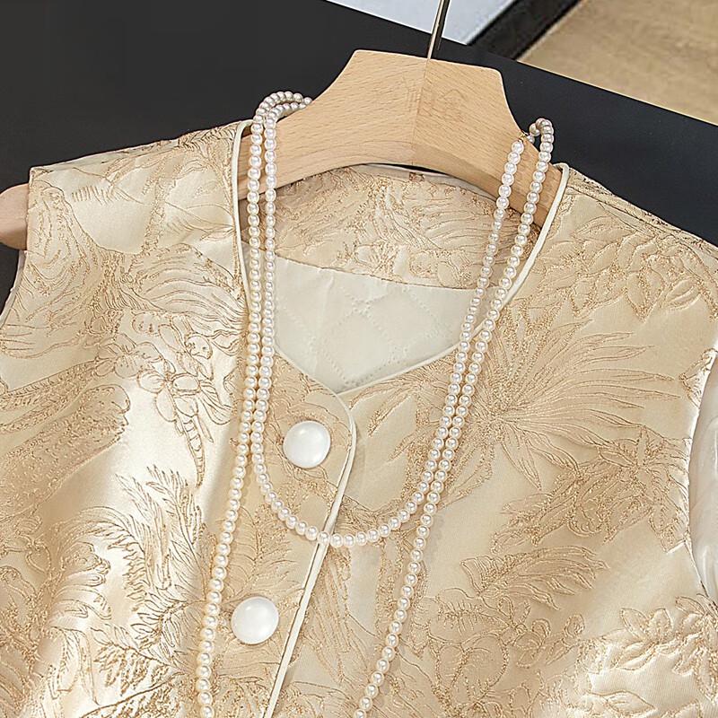 Women's New Chinese Style Retro Embroidered Cotton Vest