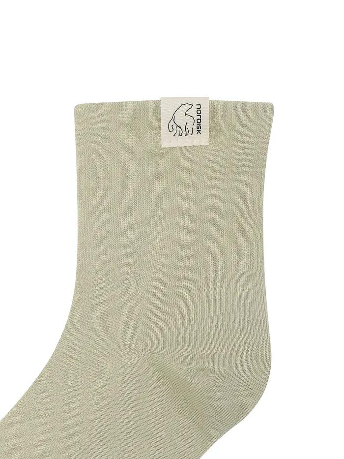 [Picnic] Mesh Mid Socks_Light Khaki_OWS26S21K6