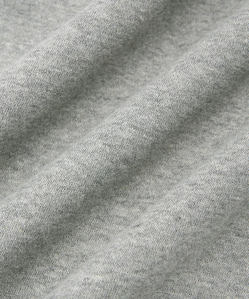 GAINSBORO One-Pleat Wide Sweatpants_Melange Grey