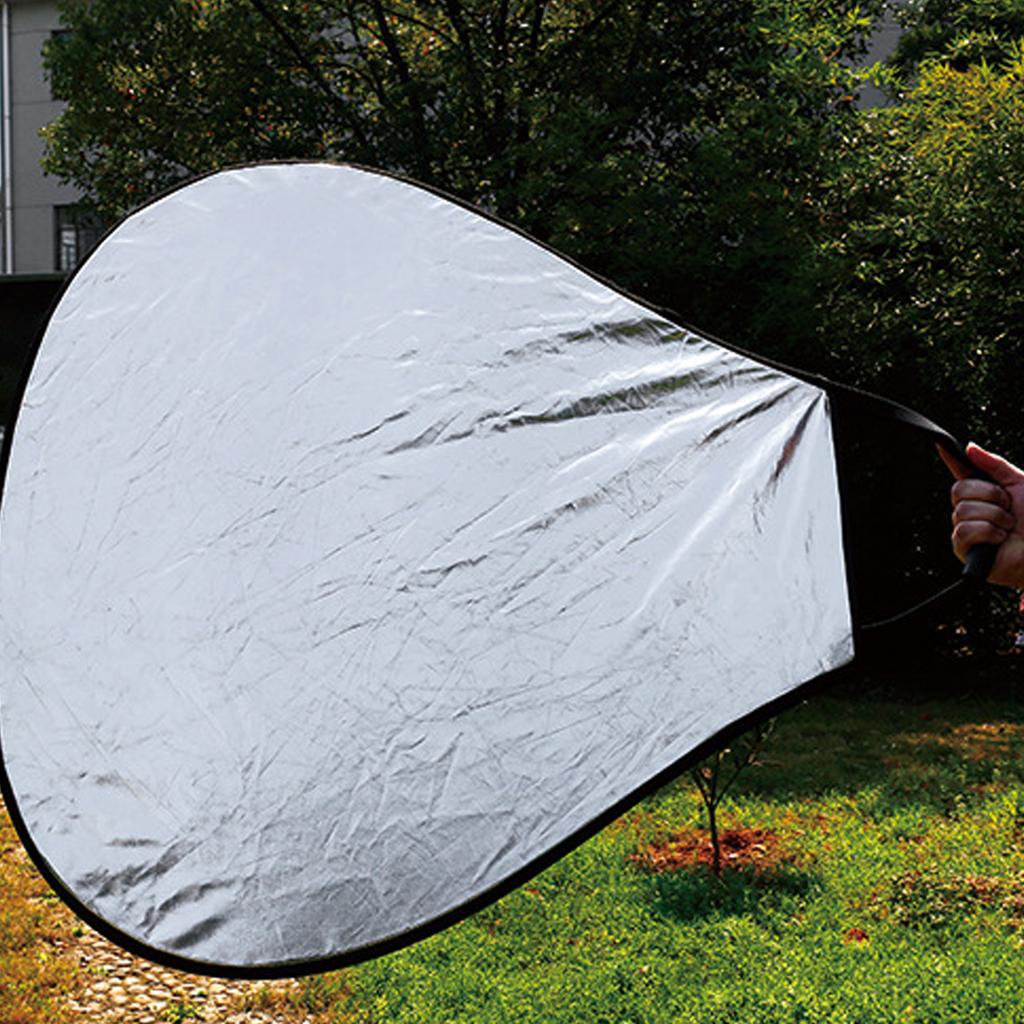 30cm/60cm/80cm Portable Handheld Triangle Foldable Reflector Photo Studio Reflector Board For Photography Accessories