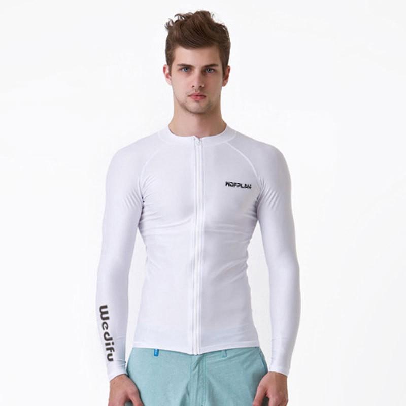 Diving Wetsuit Long Sleeve Rash Guard Top Surfing Snorkeling Quick Dry UPF 50
