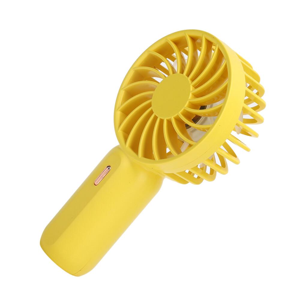 Portable Fan Rechargeable3Speeds Mini Handheld Fan Pocket Size Lightweight Strong Wind Power Long Runtime Low Noise Cute Design For Outdoor Office