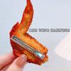 Funny Simulation Chicken Legs And Chicken -food Hairpin