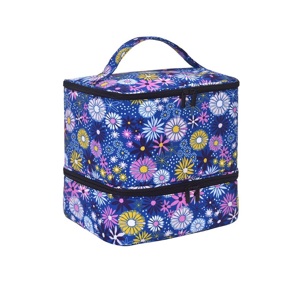 Multi-function Nail Polish Organizer Case Essential Oil Storage Box  Fits Nail Suppiles синий