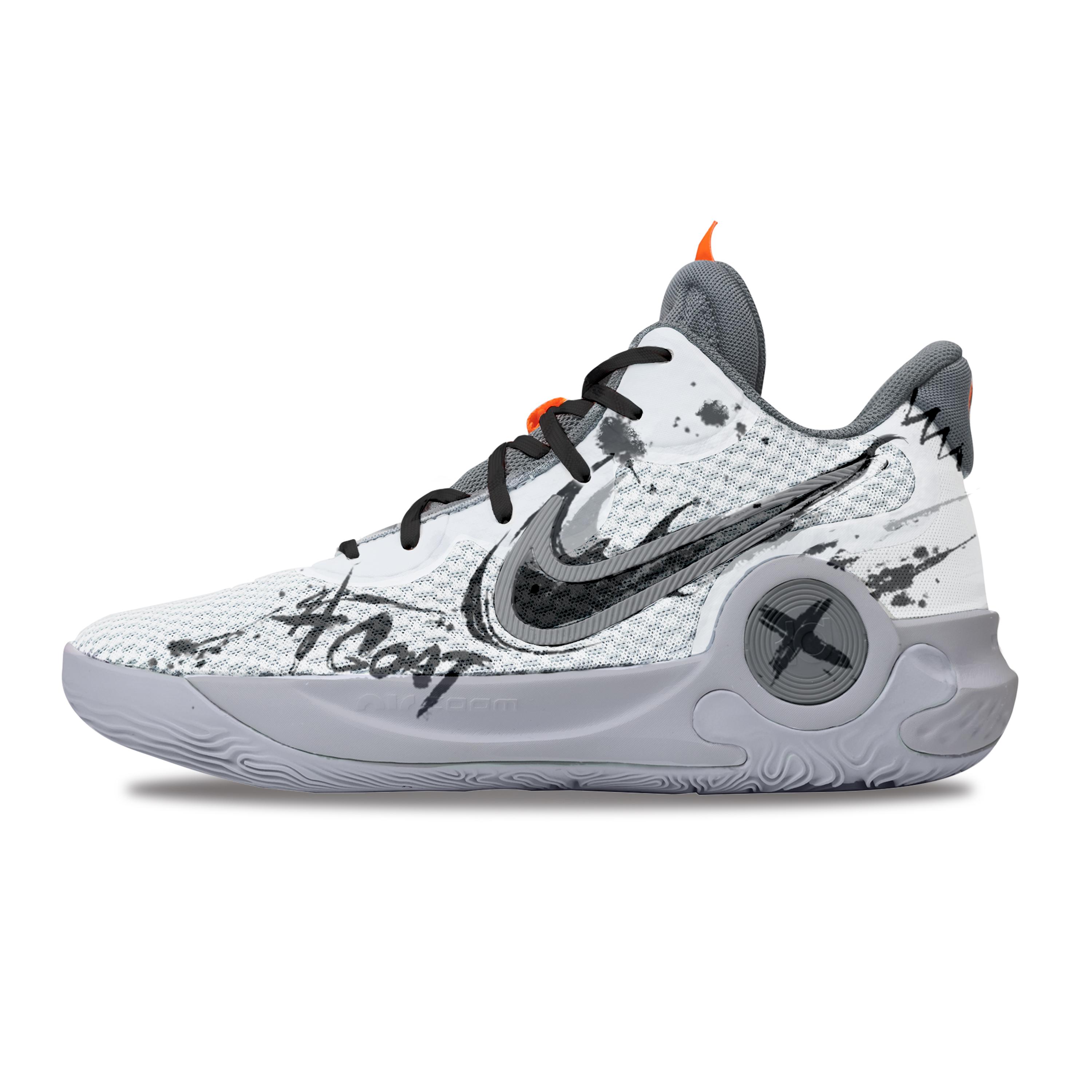 

Nike KD Trey 5 IX GOAT Abrasion Resistant Mid top Basketball Shoes Unisex Light Gray CW3402-011(Team529-GOAT) 44
