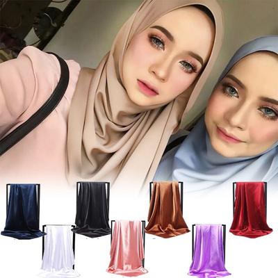Women Girls Headscarf Headwear Shawl Head Wrap Head Scarves Plain Hijab Scarf Hijab Shawl Scarf
