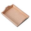 2PCS Dollhouse Miniature Food Tray Set Wood Box for Kids Doll House Kitchen Toy Enhancing Imaginative Play and Fine Motor Skills