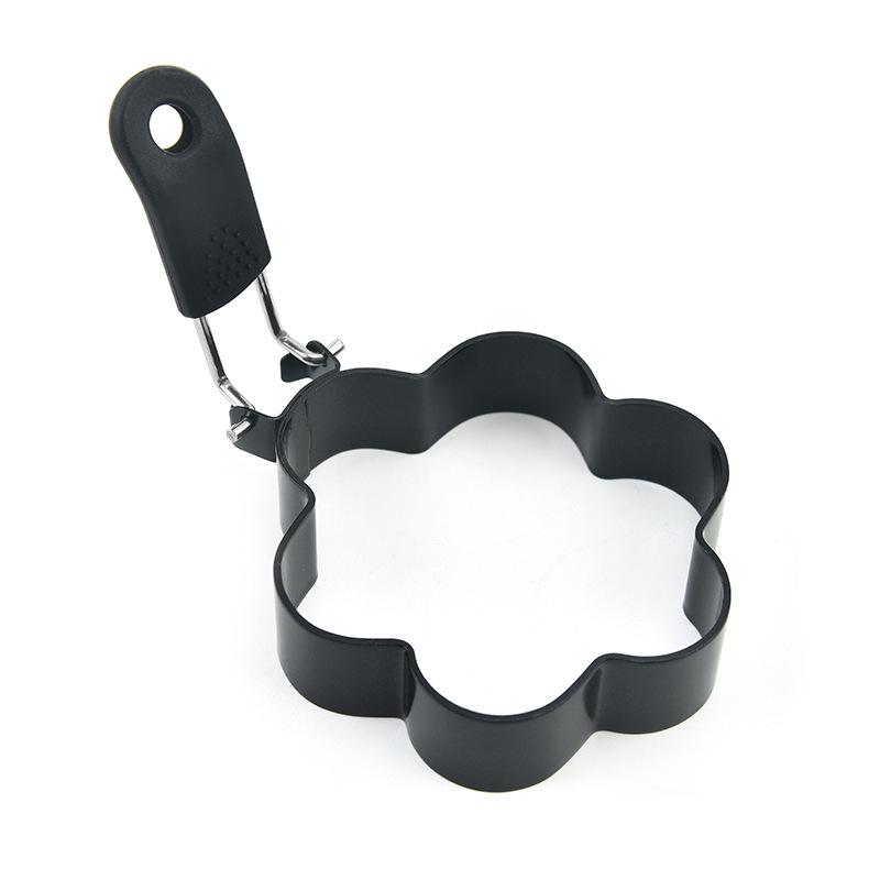 Heart-Shaped Stainless Steel Egg and Cookie Mold Cooking Tool