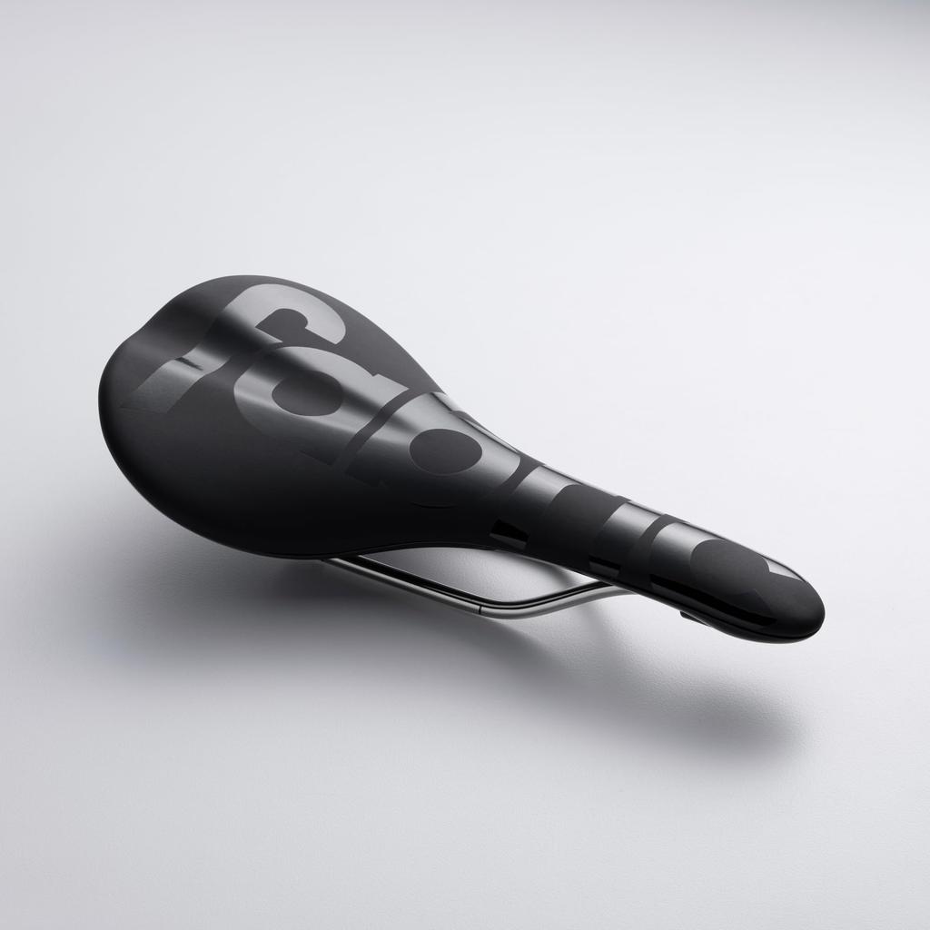 Fabric Scoop Race Team Flat Bicycle Saddle, Black