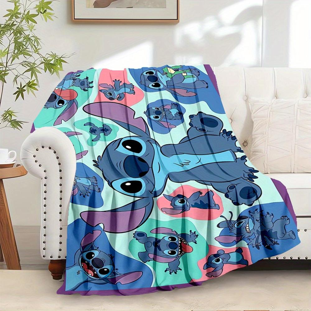 

1pc Flannel Stitch Character Print Bedding Throw Blanket Sofa Cover Gift 75x90cm