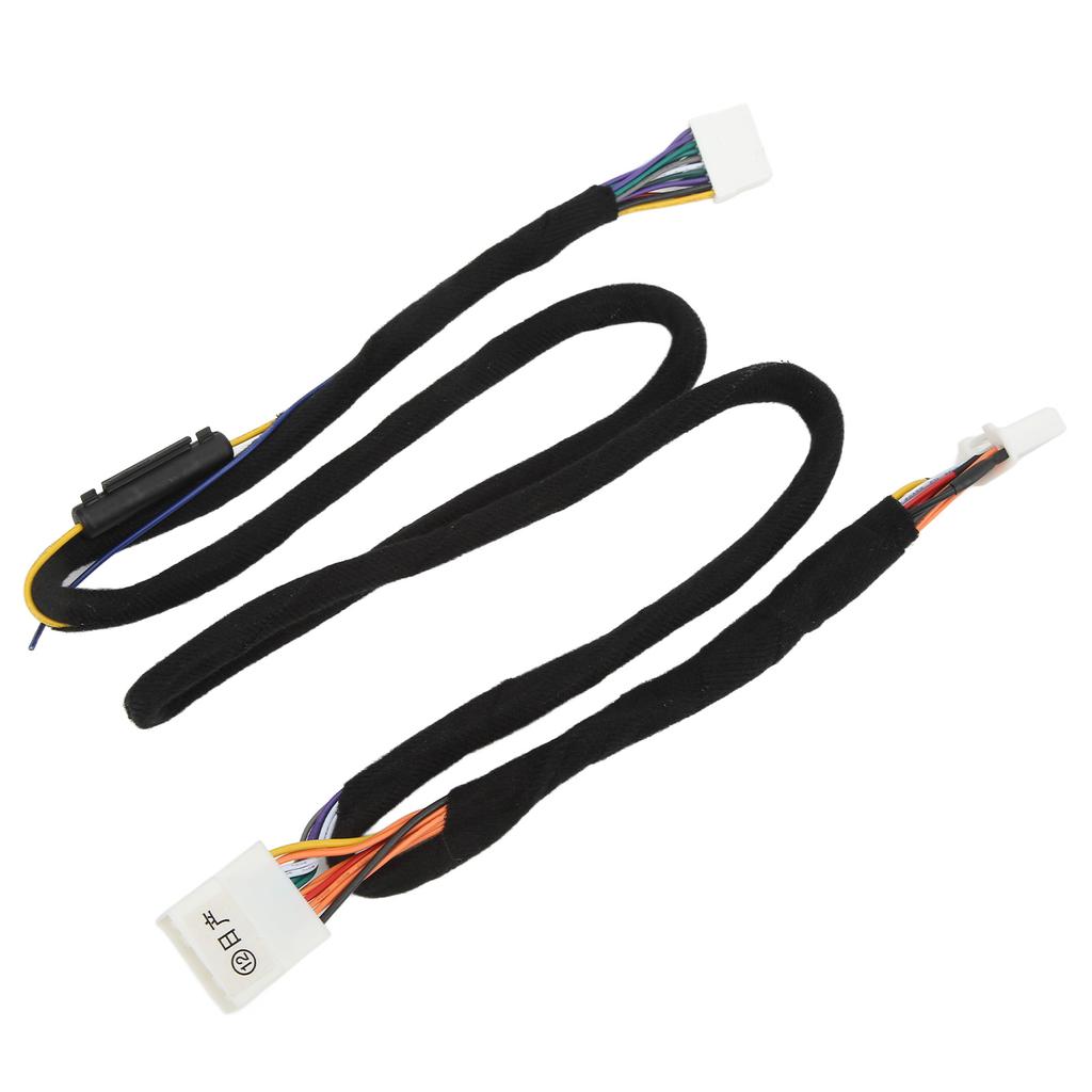 Kabelový svazek pro auto DSP zesilovač 12V 15A, stereo kabel pro rádio, stabilní přenos dat, náhrada