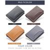 Credit Bank Card Holder Wallet Men Anti Rfid Blocking Protected Card Case PU Leather Slim Mini Card Cover Small Wallets