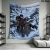 Tapisserie murale Berserk Accroche murale esthétique Couverture en tissu imprimé Tapisseries décoratives pour chambre à coucher salon Décoration intérieure