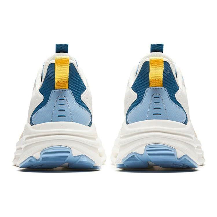 Anta Abrasion Resistant Breathable Abrasion Resistant Breathable Low Top Running Shoes Men's Blue White 912345578-6