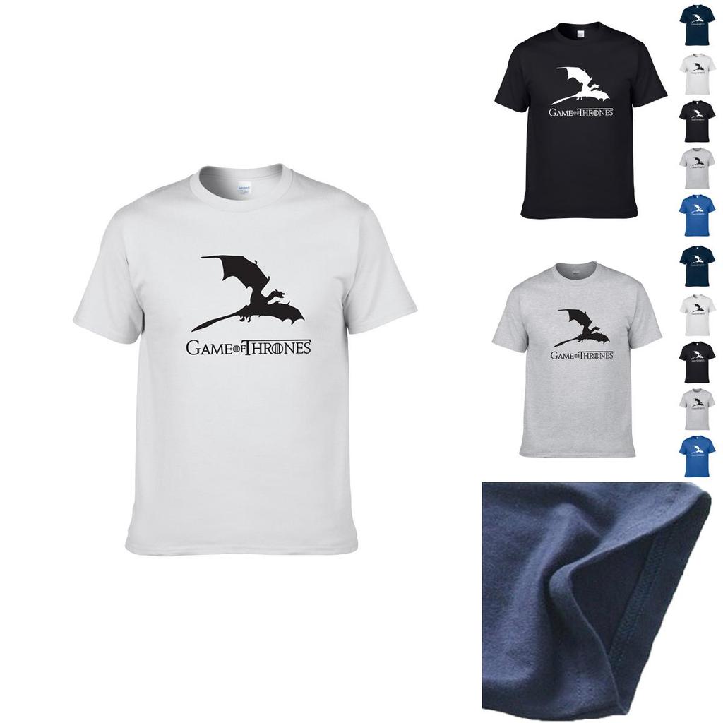 Game Of Thrones Mutter der Drachen Herren Erwachsenen Kurzarm T-Shirt Weiche Baumwollmischung