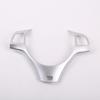 ABS Silver Steering Wheel Cover Trim For 2005-2012 BMW 3 Series E90 E92 E93