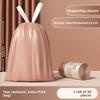 Pe Drawstring Garbage Bag With Thick Doublesided Material For Home Kitchen Use