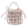 This year's popular bag 2025 new Korean version fashion hollow woven bag women's portable crossbody drawstring bucket bag