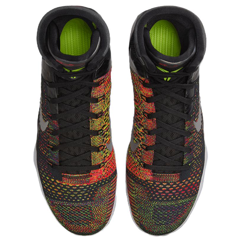 Nike Kobe 9 Elite Protro Masterpiece 2025 Men Sneakers Black Metallic-Silver Bright-Crimson FZ7335-001