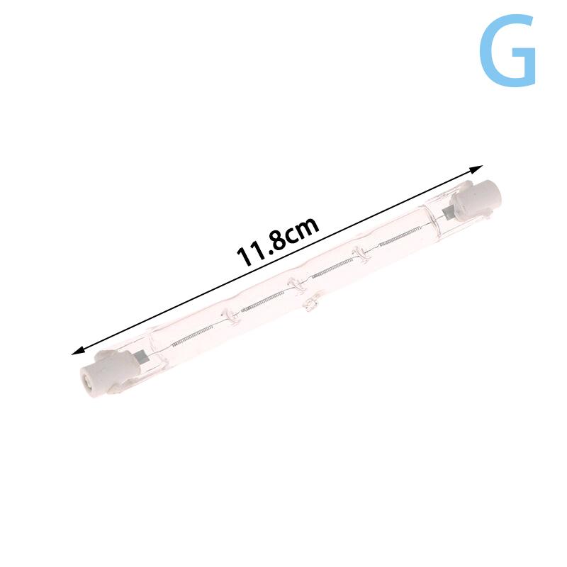 

Лампа 70-1000 Вт двухцокольная линейная R7S галогенная лампочка переменного тока 220-240 В бытовая декоративная R7S галогенная лампочка C-J118-300W