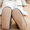 Unisex Thermal Knit Ankle Socks for Cold Weather Nonslip Grip Bottom Soles Floor Socks Thick Fleece Lined Slipper Socks