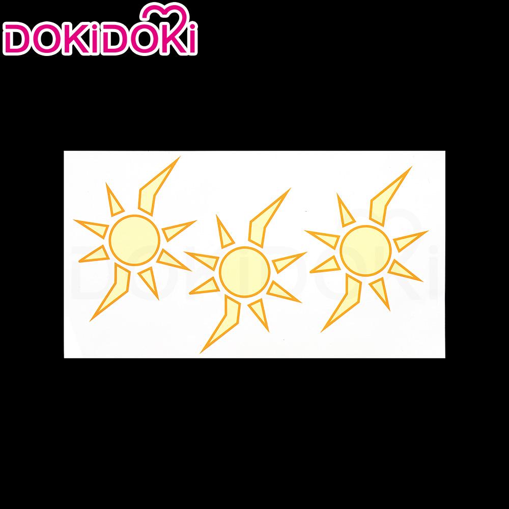 Anaxa Mydei Phainon Cosplay Tattoo Spel Honkai:Star Rail Cosplay DokiDoki Honkai Anaxagoras Mydeimos Tatoeage One Size beige