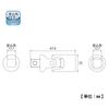 TOP Universal Ratchet Handle Made in Japan Joint, 12.7mm Drive, 30° Swivel, UN-4, Tsubame-Sanjo,