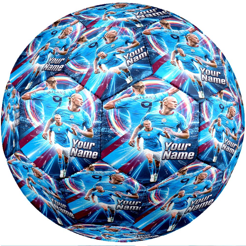 Erling Haaland Moda Taglia 5 Calcio Resistente all'Usura Antiscivolo Pallone da Calcio Per Allenamento Sportivo Uso Ricreativo