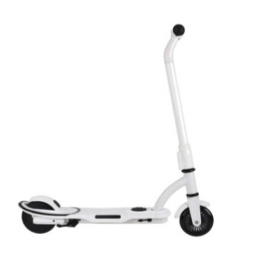 Portable Folding Children's Scooter with Electric Assist, 6-12 Years, Two-Wheel, Flashing Lights