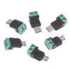 1/3Pcs Usb C Adapter Male 2 Pin No Solder Electrical Equipment Solderless Connectors For Industrial Scientific Repair Charging