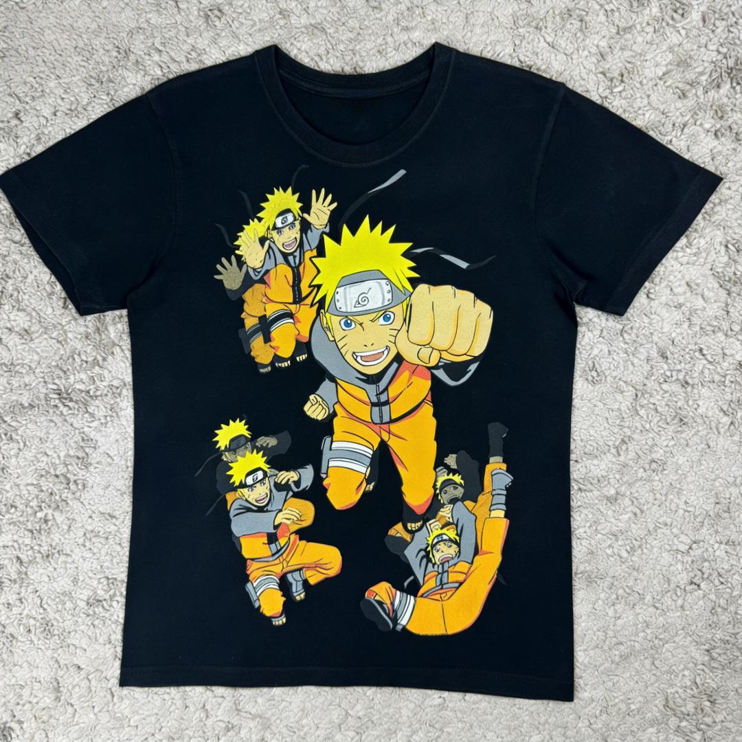 Vintage Anime Naruto Uzumaki The Shadow Clone Jutsu Tshirt Anime Tees Japan Anime Rare 2026 New Cotton Summer Tshirt S