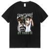 2026 Rapper Eminem T Shirt Women Unisex Fashion Tshirts Hip Hop Tops Tees Rock Camisetas Boy Tees Summer New Unisex