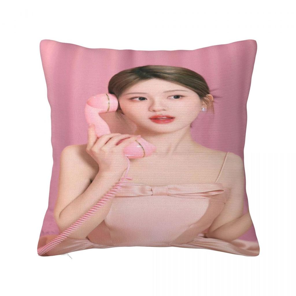 Pillow Cover Zhao Lusi Printed Cushion Cover Rosy Funny Pillow Case For Office Car Home Decorative Pillowcases