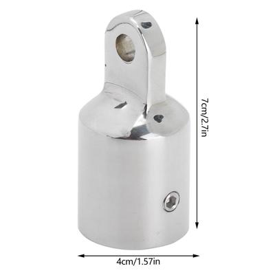 Καλύμματα Κορυφής Σκάφους Ανοξείδωτο Ατσάλι 316 Πολύ Γυαλισμένα Ναυτιλιακά Εξαρτήματα για Καγιάκ Γιοτ Κανό 22mm(78 ίντσες)