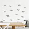 6Pcs Dinosaur Wall Stickers, Self-Adhesive Wall Decals, Removable Cartoon Dinosaur Stickers, Peel And Stick Wall Decals for Bedroom Living Room