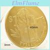 Ancient Commemorative Dinosaur Dragon Gold Coin Birthday Gift Thunder Dragon
