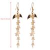 Fashion Casual Halloween Pumpkin Drop Earrings for Women Lightweight Durable Metal Alloy Halloween Jewelry Accessories