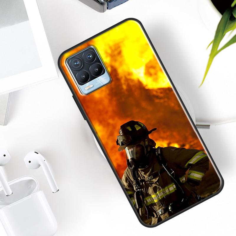 Firefighter Heroes Case For Realme 15 11 12 13 14 Pro Plus C63 C61 C55 C51 C53 C25 C65 C67 C71 C75 GT6 GT7 Pro