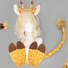 Realistic Giraffe Ears Hooves and Tail Plush Costume Set for Children Role Play Parties and School Event