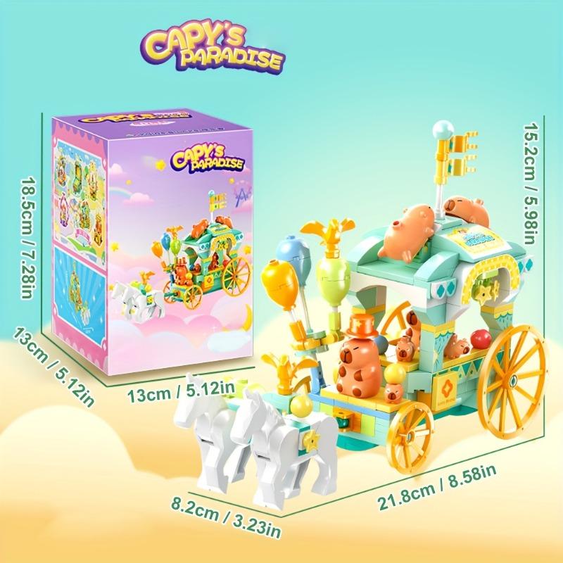 Capybara Machanical Building Block Toys Educational Toys Suitable For Holiday Birthday Gifts For Family, Children And Friends
