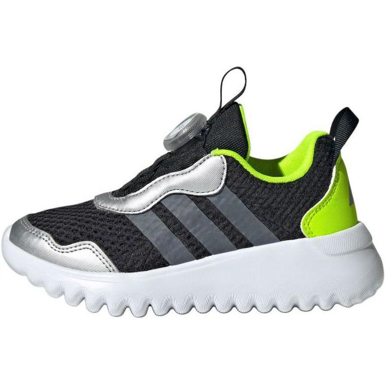 Adidas Activeflex Boa 4.0 Comfortable Versatile Non-Slip Durable Low-Top Casual Shoes Kids Sneakers Black White IH8726